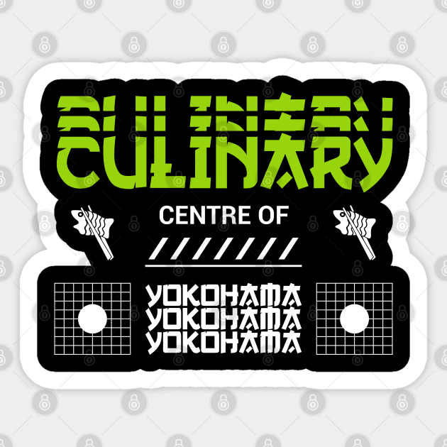 Culinary Centre of Yokohama Sticker by Urbanprint
